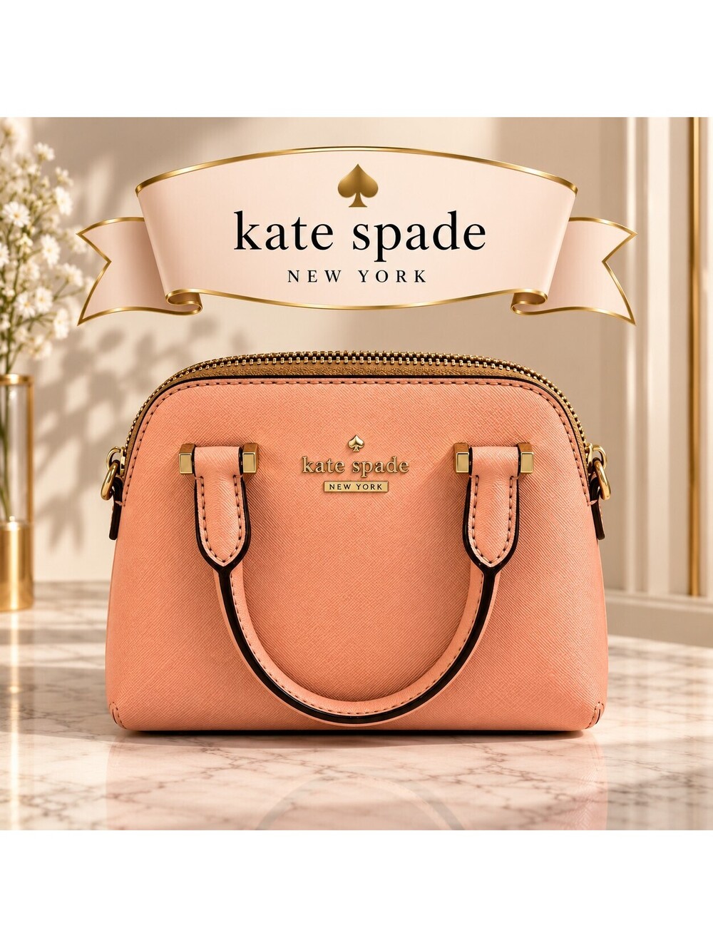 Kate Spade | Blush Pink Mini Dome Satchel